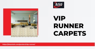 Luxury VIP Runner Carpets for Grand Entrances & Venues