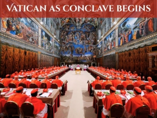 Vatican as conclave begins