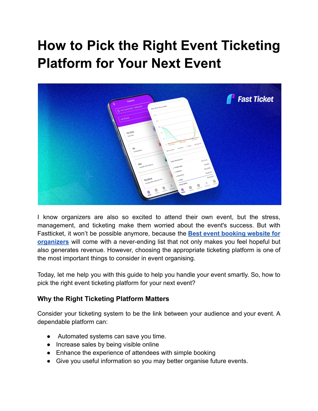 PPT - How to Pick the Right Event Ticketing Platform for Your Next ...