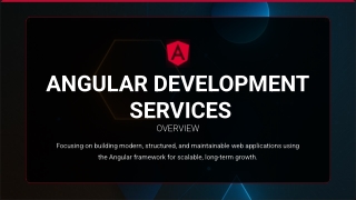 Angular Development Services for Scalable Web Applications