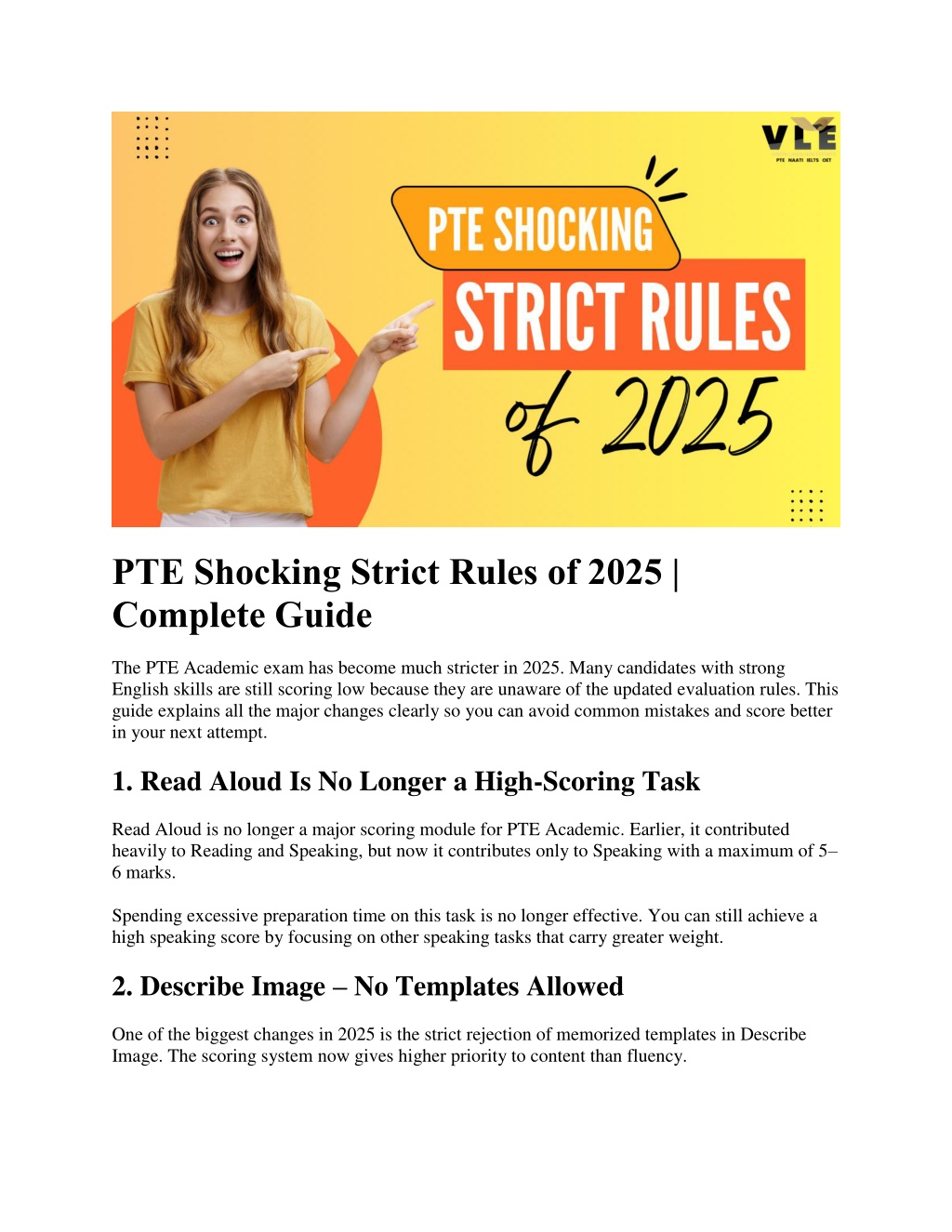 PPT - PTE Shocking Strict Rules of 2025 – Complete Guide PowerPoint ...