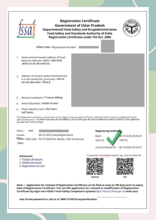 Fssai License for Cloud Kitchen
