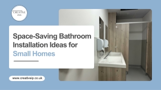 Space-Saving Bathroom Installation Ideas for Small Homes