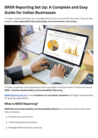 Enterclimate BRSR Reporting Set Up A Complete and Easy Guide for Indian Businesses