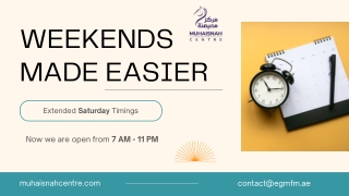 Muhaisnah Centre Salem Sonapoor Saturday Timings