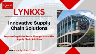 Innovative Supply Chain Solutions