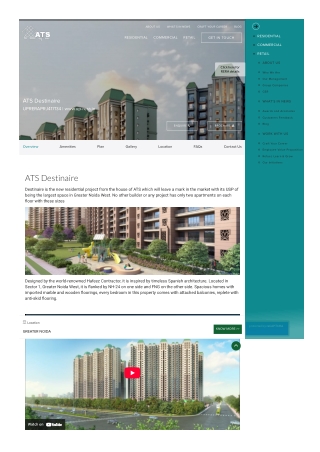 ATS Destinaire Noida Extension – Premium 3 & 4 BHK Apartments