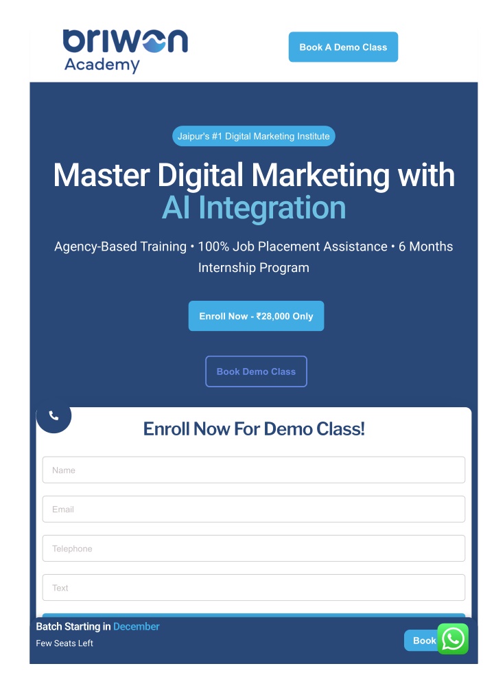 PPT - Best Digital Marketing Course in Jaipur – Job-Oriented ...