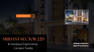 Arihant Sector 22D Yamuna Expressway Ebrochure