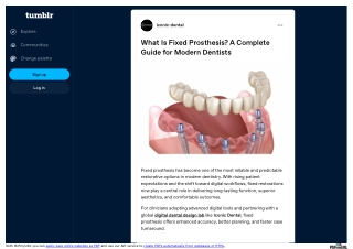What Is Fixed Prosthesis A Complete Guide for Modern Dentists