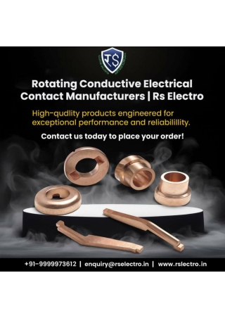 Rotating Conductive Electrical Contact Manufacturers | Rs Electro