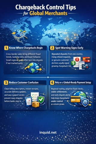 Chargeback Control Tips for Global Merchants