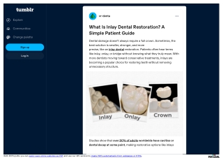 What Is Inlay Dental Restoration A Simple Patient Guide