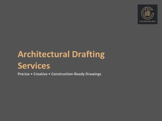 Architectural Drafting Services by CAD Drafting India