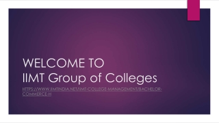 Best Colleges for B.Com in Noida | IIMT Group of Colleges