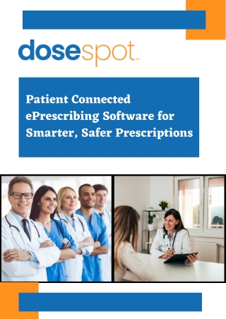 Electronic Prescribing Software - DoseSpot