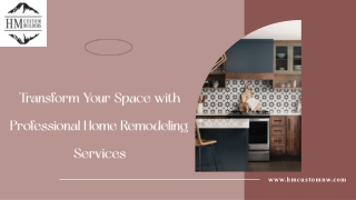 Home Remodeling Services Seattle