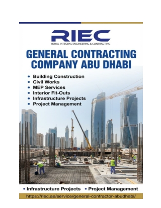 General Contracting Company AbuDhabi