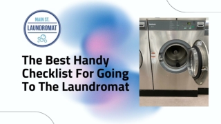 Simple Laundromat Checklist to Make Laundry Day Easy Today