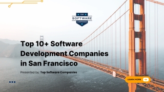 Top 10  Software Development Companies in San Francisco