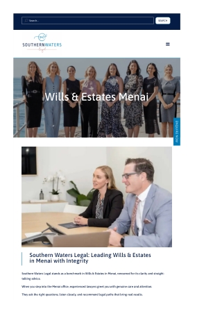 Wills & Estates Menai