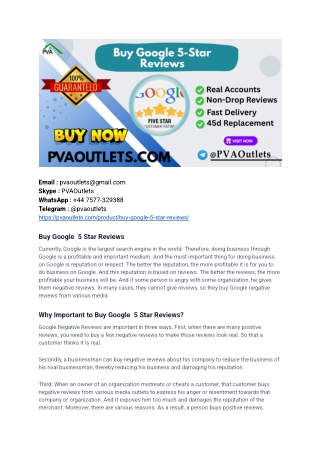 Top Site For Buy Google 5 Star Reviews