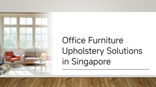 Affordable Commercial Upholstery in Singapore | Loft Furniture