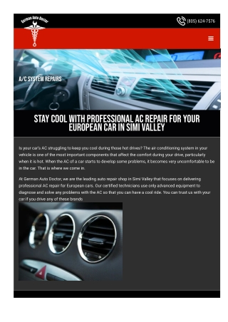 AC System Repairs