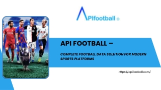 API Football – Complete Football Data Solution for Modern Sports Platforms