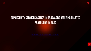 Top Security Services Agency in Bangalore Offering Trusted Protection in 2025