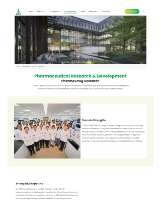 Pharmaceutical Research & Development