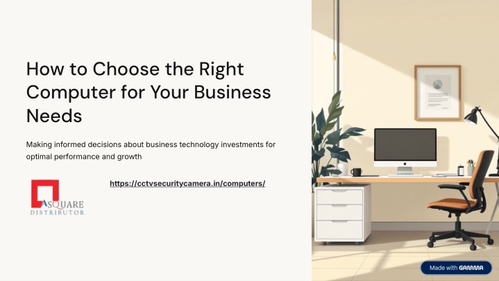 PPT - How to Choose the Right Computer for Your Business Needs ...