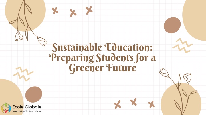 PPT - Sustainable Education Preparing Students for a Greener Future ...
