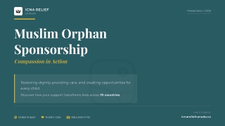 Transform Young Lives Through Muslim Orphan Sponsorship