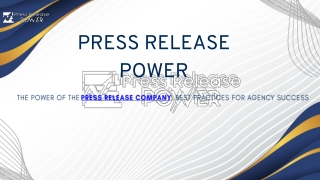 Power Your Brand Visibility with Strategic Press Release Distribution