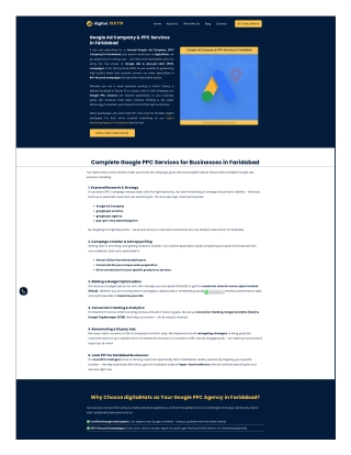 Google Ad Company & PPC Services in Faridabad