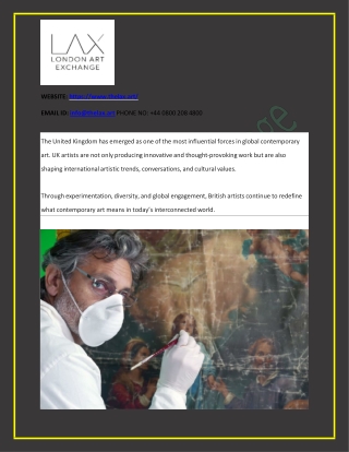 How UK Artists Are Shaping Global Contemporary Art