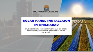 Solar Panel Installation in Ghaziabad