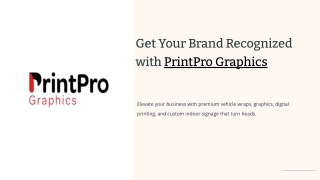 Get Your Brand Recognized with PrintPro Graphics Lawrenceville, GA