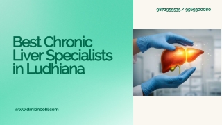 Best Chronic Liver Specialists in Ludhiana