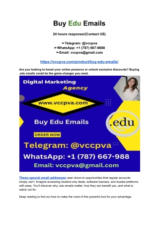 Buy Edu Emails