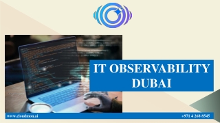 IT OBSERVABILITY DUBAI