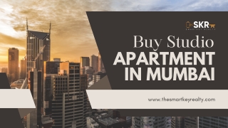 Buy Studio Apartment in Mumbai Smart Living, Smart Investment