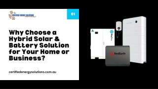 Why Hybrid Solar & Battery is the Smart Choice?