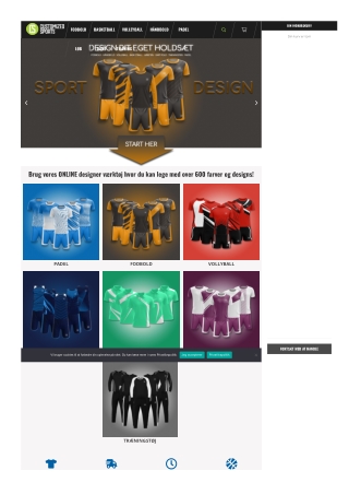 Design Dit Eget Holdsæt | Custom Sportstøj & Teamwear