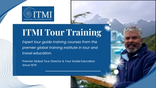 Tour Guide Certification - International Tour Management Institute