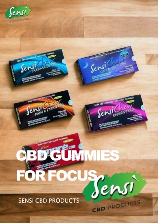 CBD Gummies for Focus & Mental Clarity