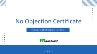 NOC Letter Format