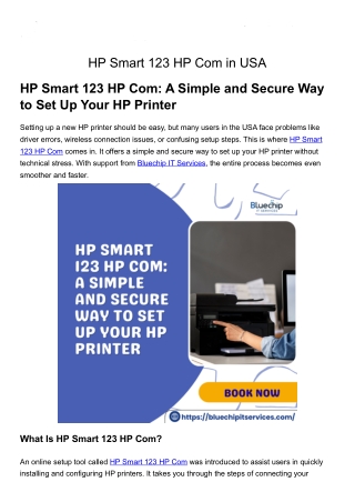 HP Smart 123 HP Com in USA