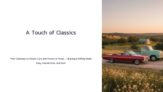 A Touch of Classics